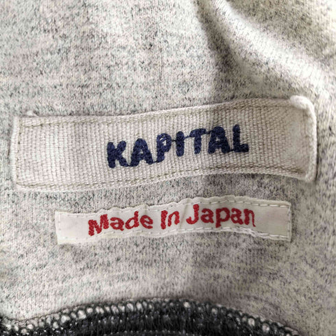 キャピタル KAPITAL ショールカラー コットン スウェット メンズ JPN:2