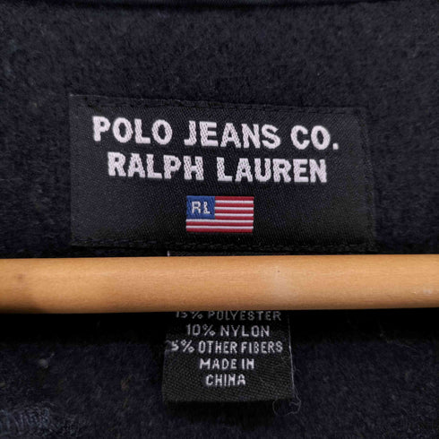 ポロジーンズカンパニーラルフローレン POLO JEANS COMPANY RALPH LAUREN メルトンウール フーディーマキシコート メンズ JPN:S