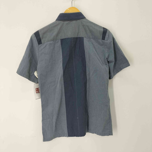 ステファンシュナイダー STEPHAN SCHNEIDER ストライプ切替ボックスS/Sシャツ メンズ JPN:3