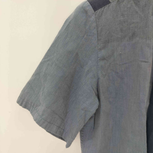 ステファンシュナイダー STEPHAN SCHNEIDER ストライプ切替ボックスS/Sシャツ メンズ JPN:3