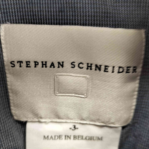 ステファンシュナイダー STEPHAN SCHNEIDER ストライプ切替ボックスS/Sシャツ メンズ JPN:3