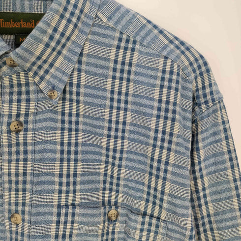 ティンバーランド Timberland 90-00s チェック コットン ボタンダウンシャツ メンズ import:M