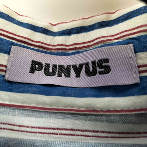 プニュズ PUNYUS ストライプ シャツ ワンピース レディース 4