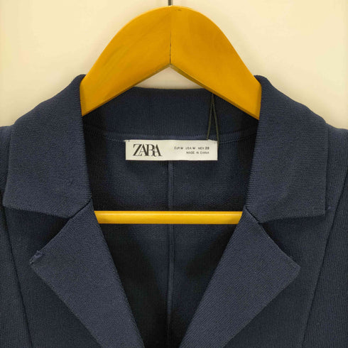 ザラ ZARA ニットテーラードジャケット レディース JPN:M