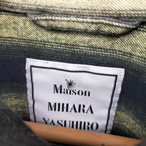 メゾンミハラヤスヒロ Maison MIHARA YASUHIRO vintage like stripe shirt ヴィンテージライクストライプシャツ メンズ JPN:46