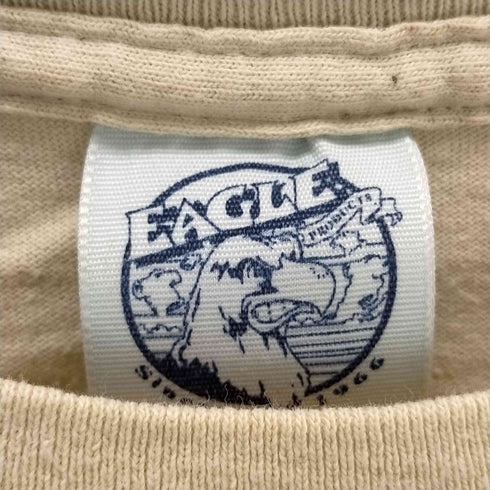 eagle USA製 プリントクルーネック シングルステッチ メンズ import:XXL