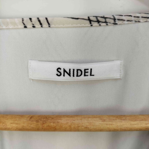 スナイデル snidel Sustainableプリントプリーツワンピース レディース JPN:1