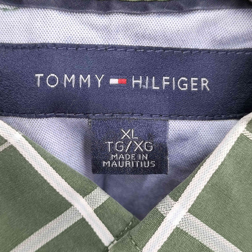トミーヒルフィガー TOMMY HILFIGER 格子 S/S チェックボタンダウンシャツ メンズ JPN:XL
