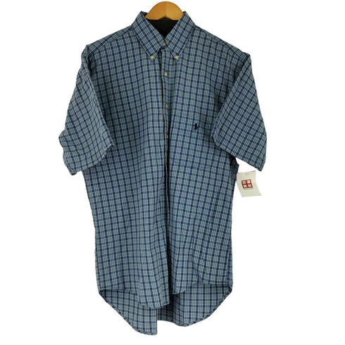 ラルフローレン RALPH LAUREN BLAIRE S/S チェックボタンダウンシャツ メンズ JPN:S