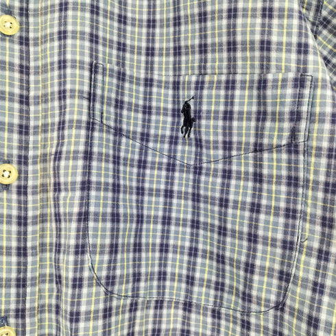 ラルフローレン RALPH LAUREN BLAIRE S/S チェックボタンダウンシャツ メンズ JPN:S