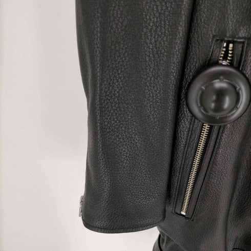 ダイエットブッチャー DIET BUTCHER three-quarter sleeve lamb leather oversize riders ROYAL FLASH別注 メンズ JPN:2