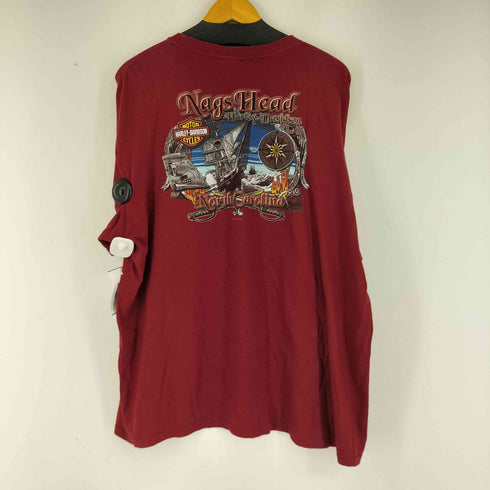 ハーレーダビッドソン HARLEY-DAVIDSON プリントクルーネックTシャツ メンズ 2XL