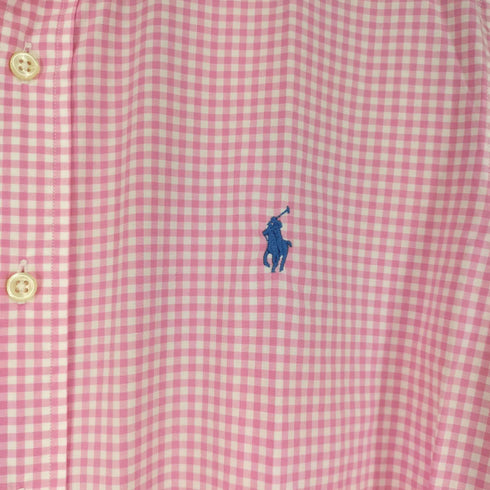 ラルフローレン RALPH LAUREN スモールポニー刺繍 L/S BD ギンガムチェック シャツ メンズ JPN:L