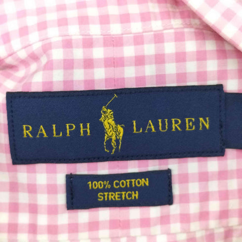 ラルフローレン RALPH LAUREN スモールポニー刺繍 L/S BD ギンガムチェック シャツ メンズ JPN:L