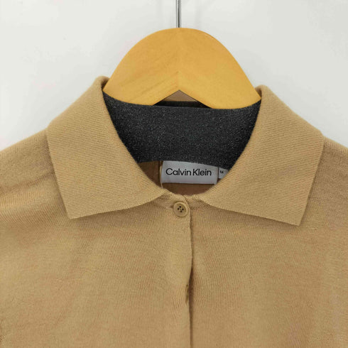 カルバンクライン CALVIN KLEIN MERINO WOOL BUTTON CARDI レディース import:M