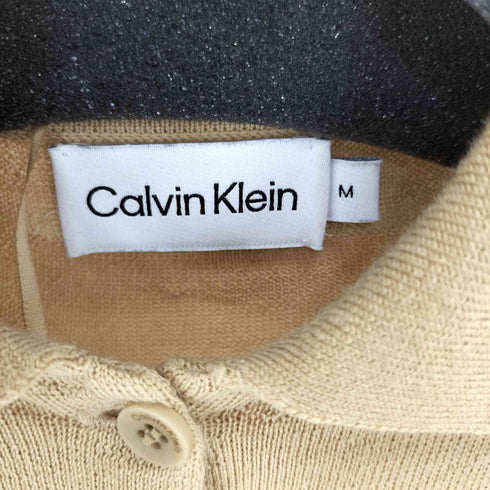 カルバンクライン CALVIN KLEIN MERINO WOOL BUTTON CARDI レディース import:M