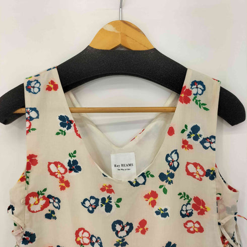 レイビームス Ray BEAMS 15SS 花柄 ノースリーブワンピース レディース JPN:1