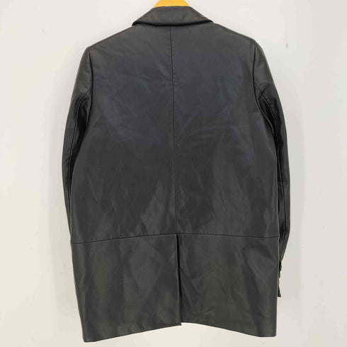 ザラ ZARA フェイクレザー テーラードジャケット レディース import:M