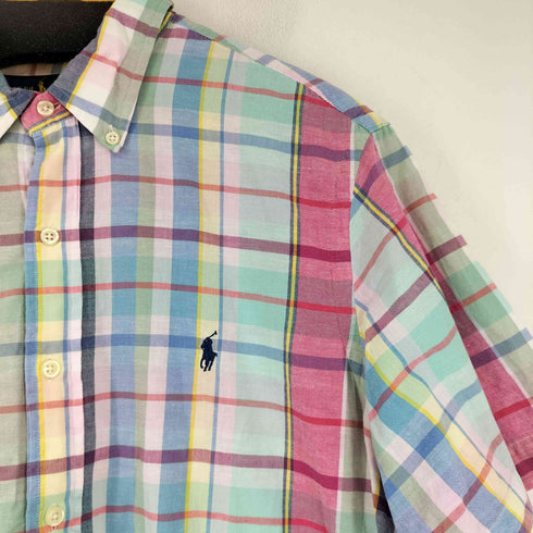 ラルフローレン RALPH LAUREN マドラスチェック S/S シャツ メンズ JPN:L
