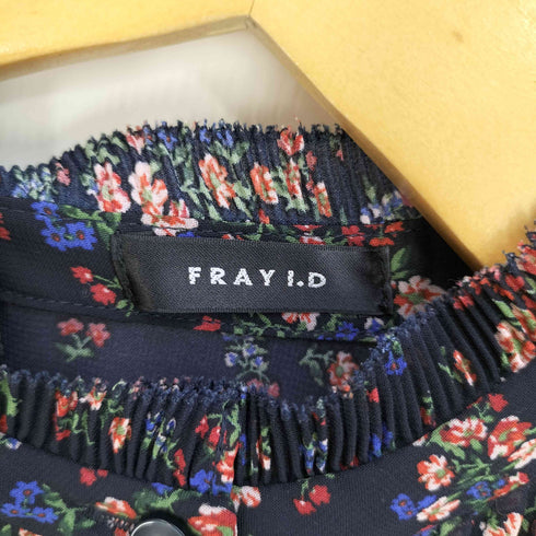 フレイアイディー FRAY I.D プリーツデザインシフォンプリントワンピース レディース JPN:1