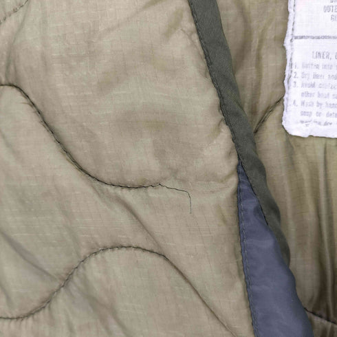 ユーエスアーミー U.S. ARMY 70S LINER COLD WEATHER COAT リメイク キルティング ライナー ベスト 1977年製 メンズ