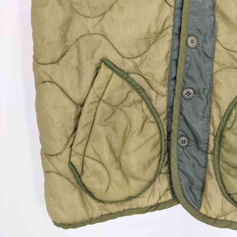 ユーエスアーミー U.S. ARMY 70S LINER COLD WEATHER COAT リメイク キルティング ライナー ベスト 1977年製 メンズ