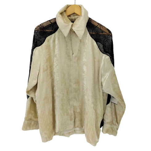 トーガプルラ TOGA PULLA VELVET LACE SHIRT レディース JPN:36