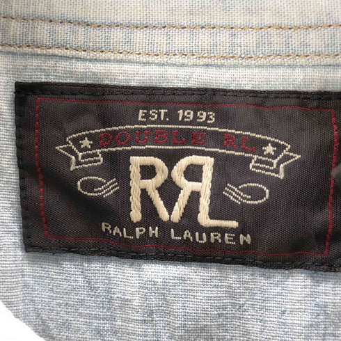 ダブルアールエルラルフローレン RRL RALPH LAUREN ウエスタンシャンブレーシャツ メンズ JPN:L