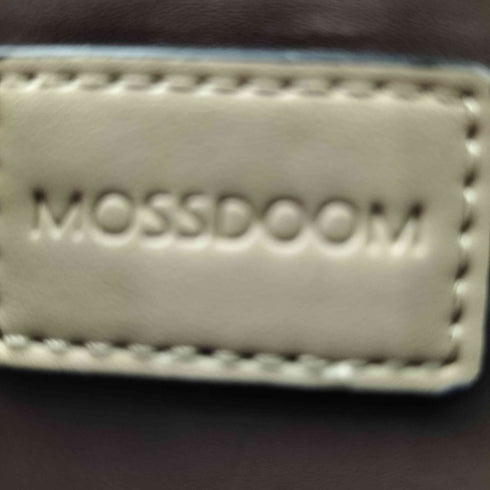 MOSSDOOM チェーンハンドル フェイクレザーショルダーバッグ レディース