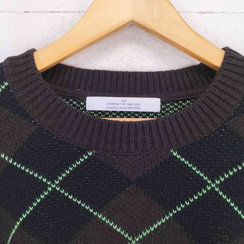 ロック rokh Argyle sweater レディース