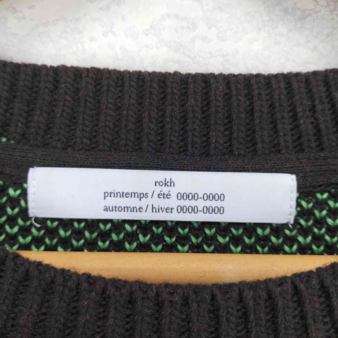 ロック rokh Argyle sweater レディース