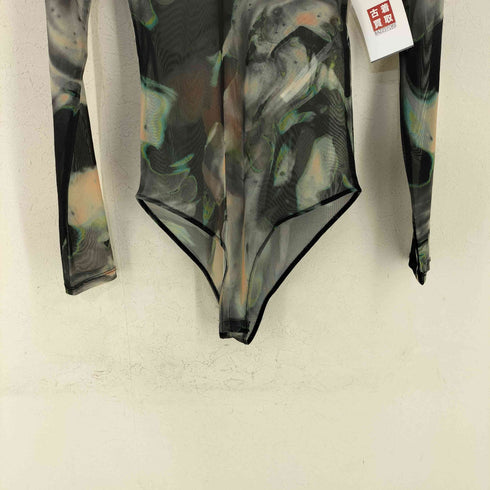 ザラ ZARA マーブルシアー ボディスーツ レディース import:M