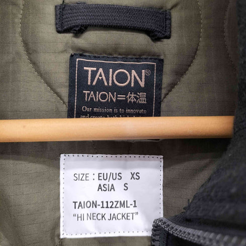 タイオン TAION MILITARY LIB HI NECK DOWN JKT メンズ JPN:S