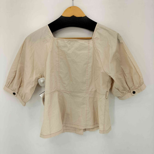 レイビームス Ray BEAMS 20SS ベルテッドスクエアネックブラウス レディース