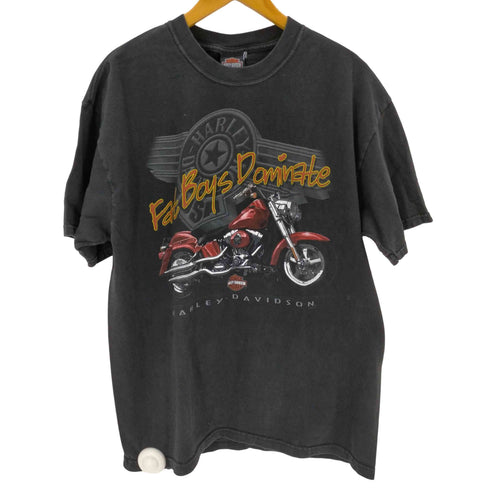 ハーレーダビッドソン HARLEY-DAVIDSON 両面プリント クルーネックTシャツ メンズ