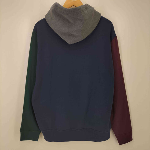 ポロラルフローレン POLO RALPH LAUREN ポニー 刺繍 クレイジーパターン 配色 プルオーバー パーカー メンズ import:L