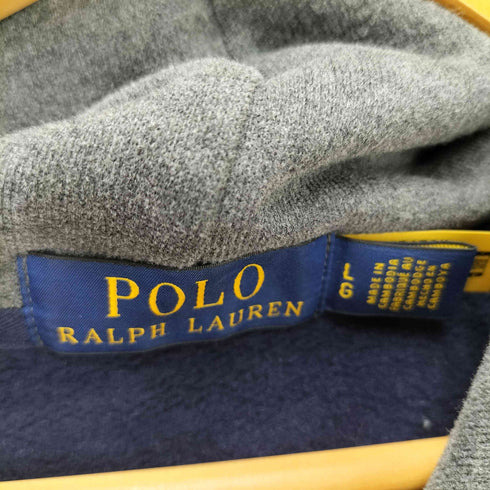 ポロラルフローレン POLO RALPH LAUREN ポニー 刺繍 クレイジーパターン 配色 プルオーバー パーカー メンズ import:L