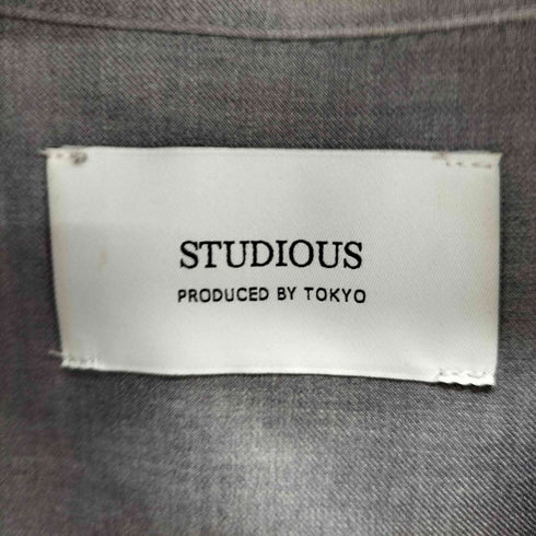 ステュディオス STUDIOUS ハーフジップ半袖シャツ メンズ JPN:3