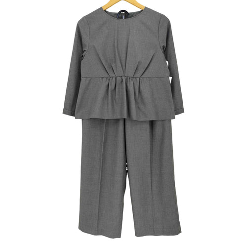 ユナイテッドアローズグリーンレーベルリラクシング UNITED ARROWS green label relaxing KFC ペプラムタック セットアップ オールインワン レディース 38