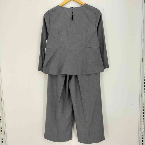 ユナイテッドアローズグリーンレーベルリラクシング UNITED ARROWS green label relaxing KFC ペプラムタック セットアップ オールインワン レディース 38
