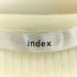 インデックス INDEX 24AW フロント パール袖 フリル リブ ニット レディース JPN:S