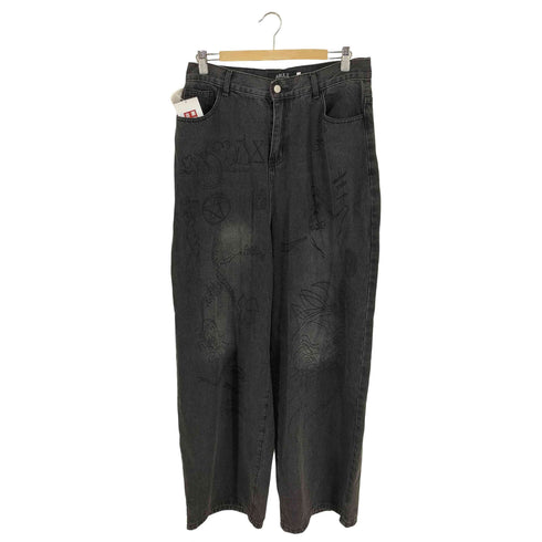 ARULE ペイントワイドデニムパンツ メンズ JPN:XL