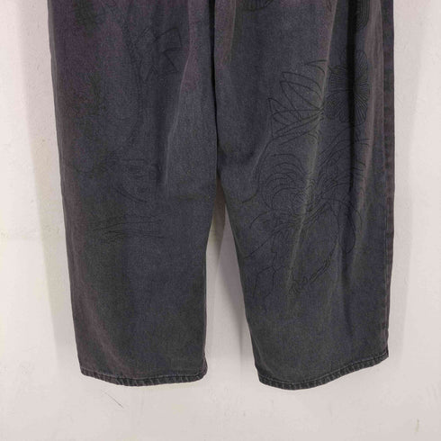 ARULE ペイントワイドデニムパンツ メンズ JPN:XL
