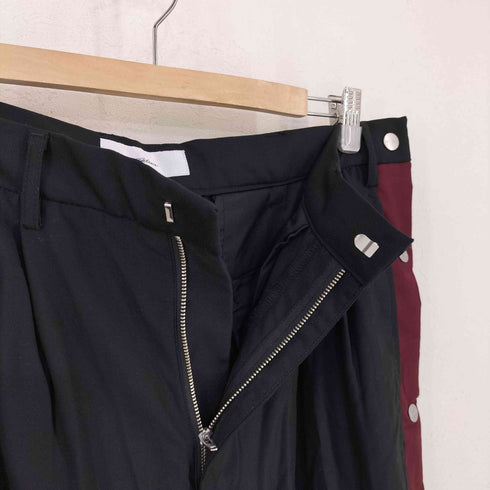 アドラー ADRER Full snap side line deformation pants/フルスナップサイドラインデフォーメーションパンツ メンズ JPN:L