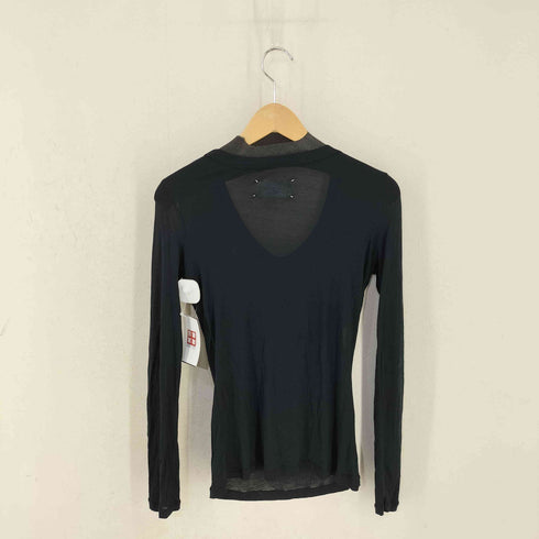 マルタンマルジェラ Martin Margiela 本人期 MADE IN ITALY Vネックシアーカットソー レディース import:M