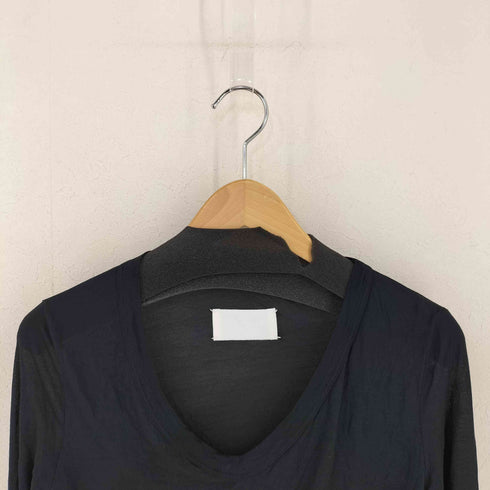 マルタンマルジェラ Martin Margiela 本人期 MADE IN ITALY Vネックシアーカットソー レディース import:M