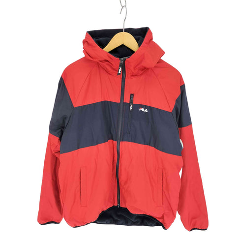 フィラ FILA 21AW リバーシブル ウインド ジャケット 裏地 フリース メンズ JPN:M