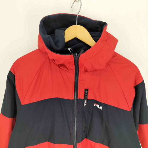 フィラ FILA 21AW リバーシブル ウインド ジャケット 裏地 フリース メンズ JPN:M