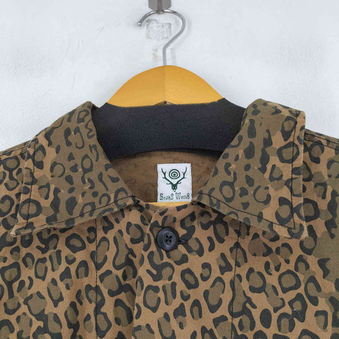 サウスツーウェストエイト SOUTH2 WEST8 Hunting Shirt レオパード ハンティングシャツ メンズ JPN:L