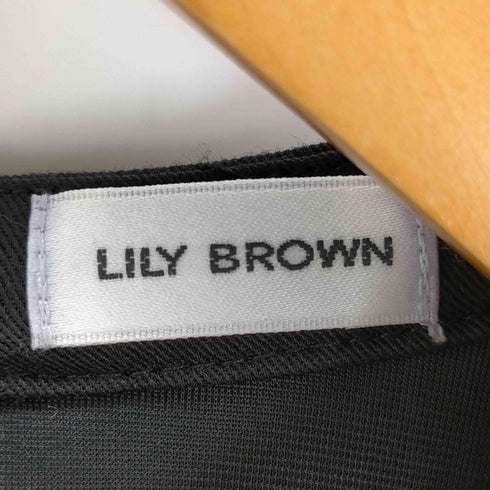 リリーブラウン Lily Brown Embroideryレースカラーワンピース レディース 0